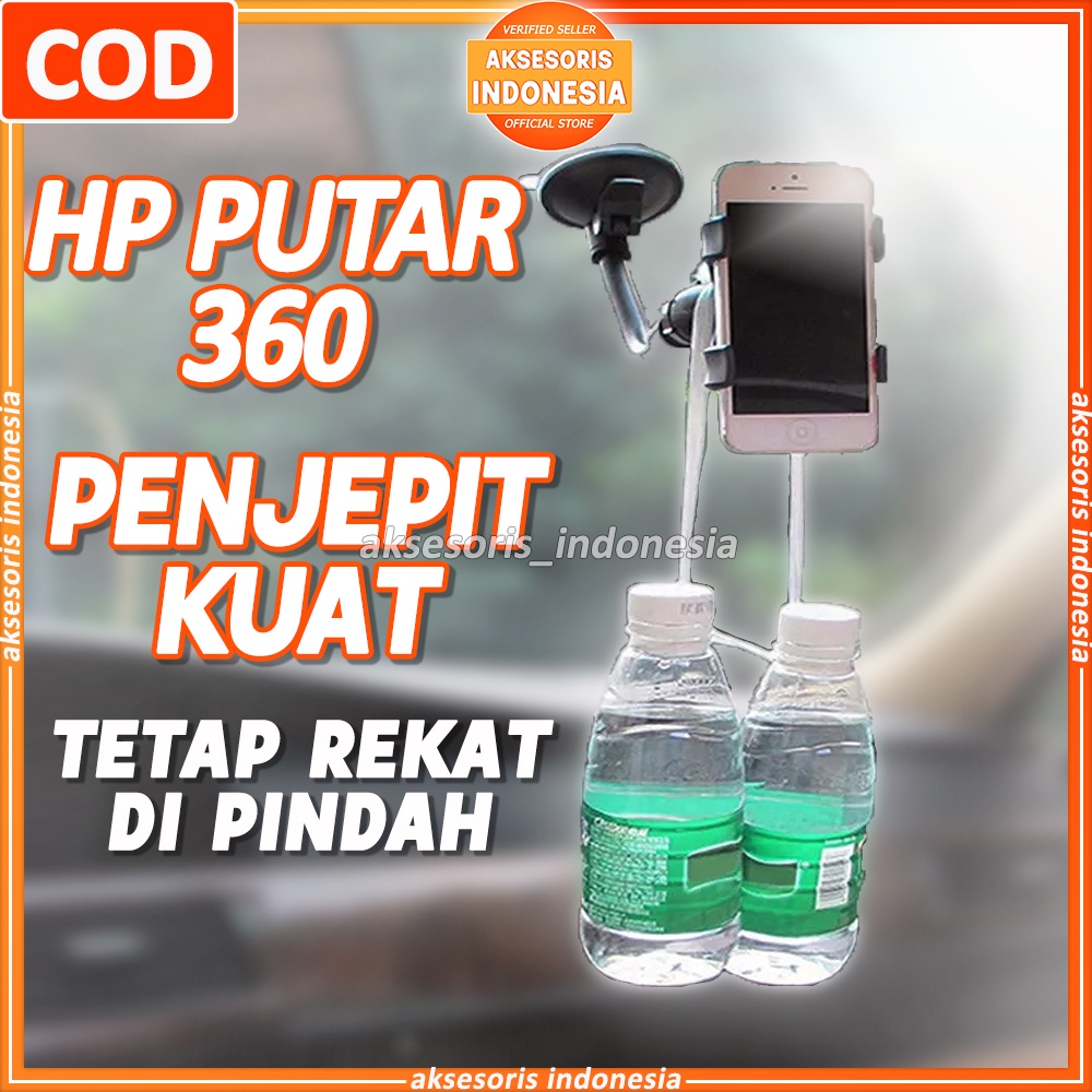 Car Holder Hp Mobil Phone Holder Tempat Dudukan Tempelan Peyangga Tripod Braket Stand Holder Hp di K