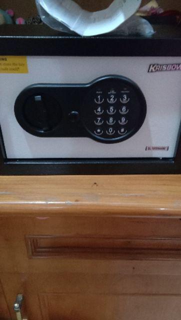 Krisbow Brankas 20et-1/2 - Hitam / Brankas Uang Digital Safe Box / Brankas Mini