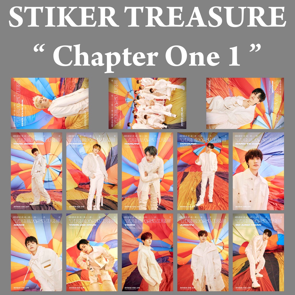 [READY STOCK] Stiker TREASURE Kpop Murah