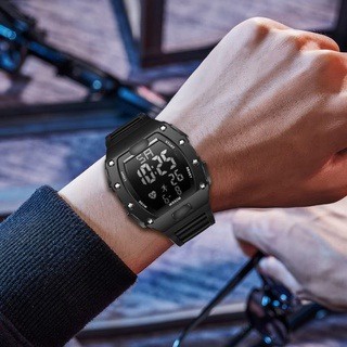 (BW) COD✅ JAM TANGAN PRIA WANITA TERBARU 2022 STRAP RUBBER DIGITAL TANGGAL HARI BULAN STOPWATCH AKTIF BWM-45