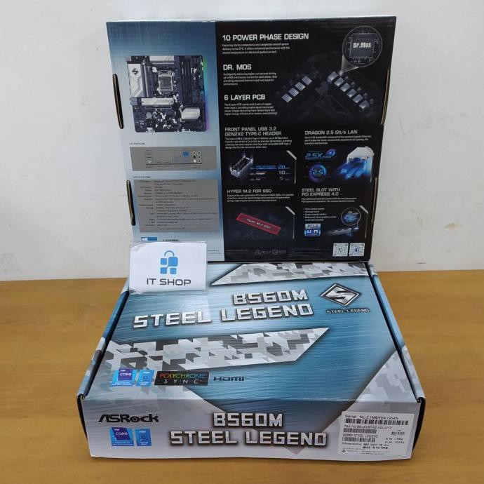 MOTHERBOARD ASROCK B560M STEEL LEGEND