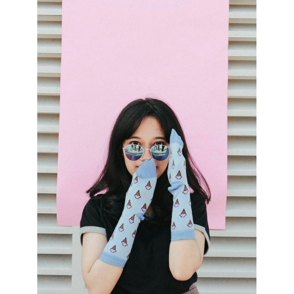 Kazarasock - Kaos Kaki Soka Ecosock Motif - Kaos Kaki Soka