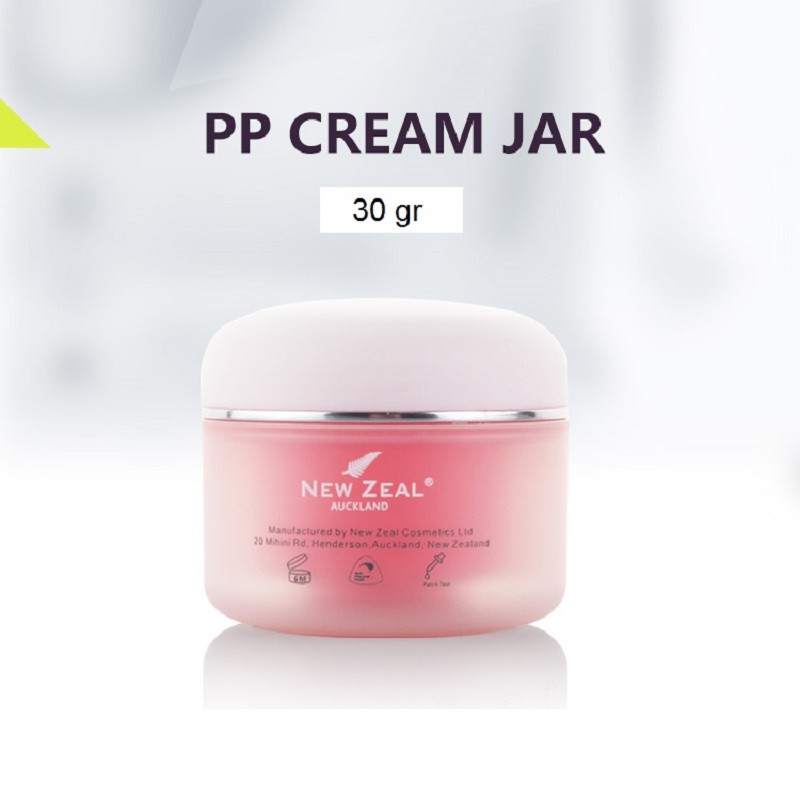 Cream Pot Jar 30gr Frosted Plastik Wadah Kemasan Krim Kosmetik 30 gr