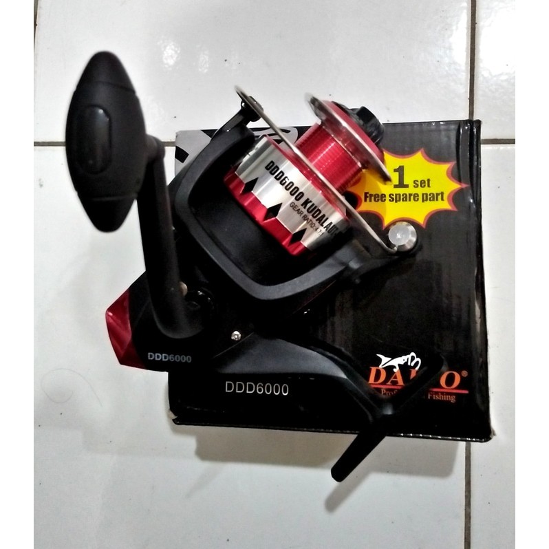 REEL SPINNING 6000 FREE 1 SET SPARE PART DAIDO KUDALAUT 6000