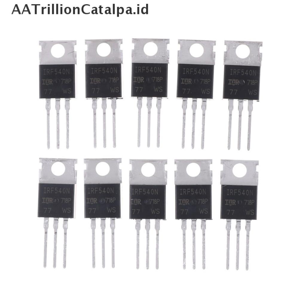 10pcs IRF540N IRF540 TO-220 N-Channel 33A 100V Power Mosfet