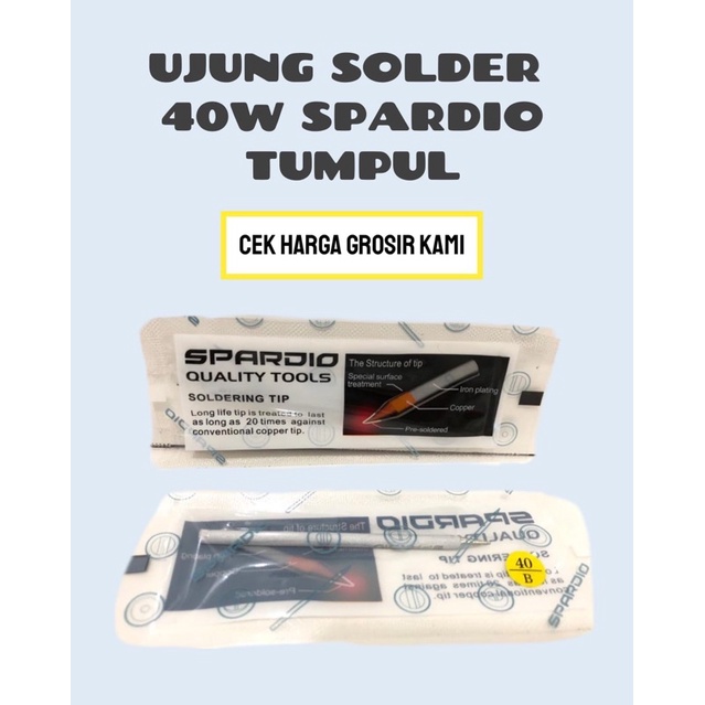 UJUNG SOLDER 40W SPARDIO TUMPUL