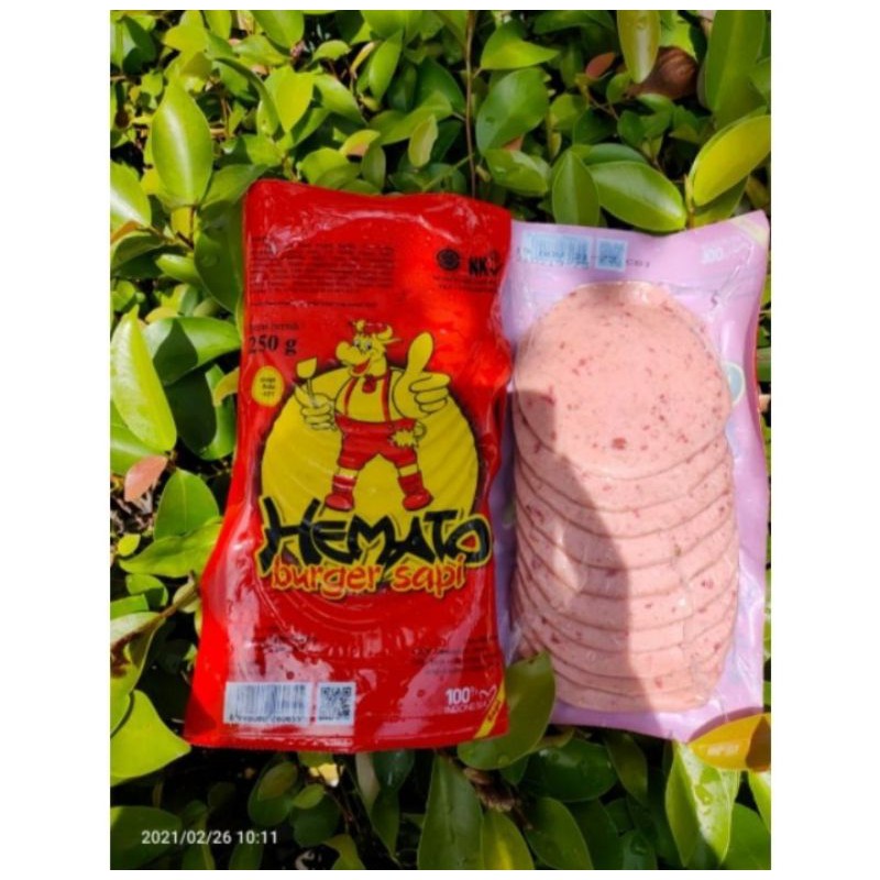 

Hemato beef burger 250gr