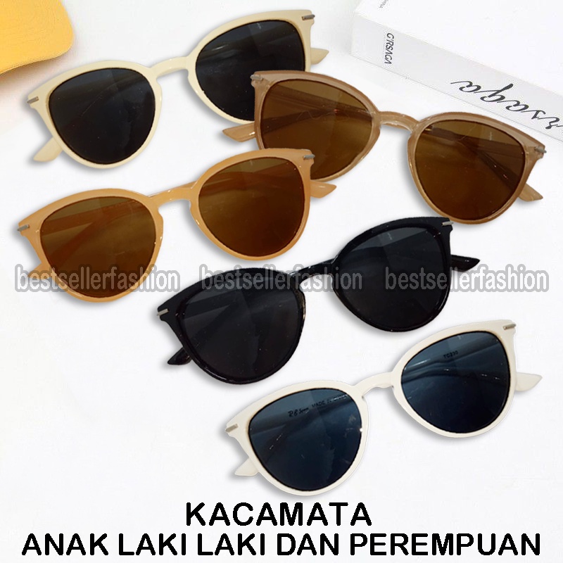 (PROMO COD)Kacamata hitam Dewasa New Trend/Fashion Anak Terbaru Bulat kacamata Anak hitam High Quality Import Kacamata Fashion Kacamata Gaya Perempuan Laki laki Fashion Korea Mode CAT EYE Kaca mata Viral