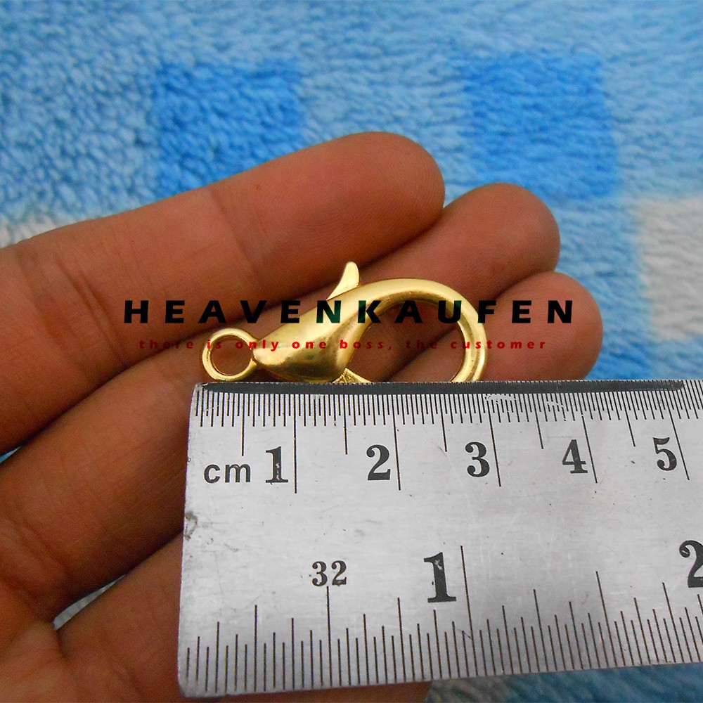 Kait Lobster / Pengait Lobster Gold Emas Panjang 3 cm