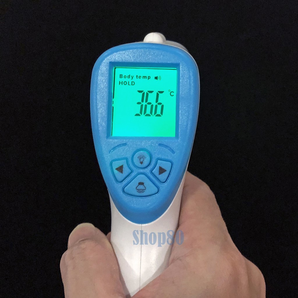 Termometer Infrared Thermometer Digital Suhu Tubuh Non Contact IR Termo Tembak Thermo Gun Aicare