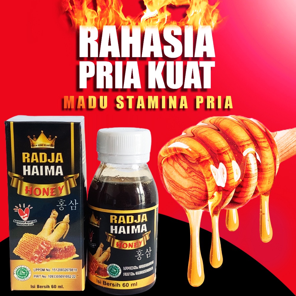 MADU RADJA HAIMA HONEY OBAT EJAKULASI DINI PRIA PERMANEN - OBAT IMPOTENSI - OBAT KUAT TAHAN LAMA 6x 