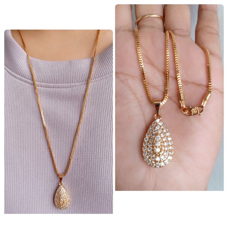KALUNG LIONTIN MODEL TERBARU PANJANG 60CM