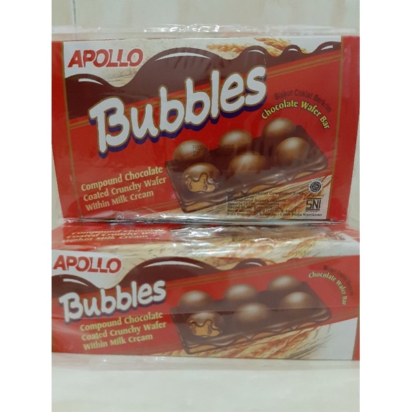 Apollo Bubbles 1 box isi 12 pcs @ 32 gr/ APollo Wafer Import