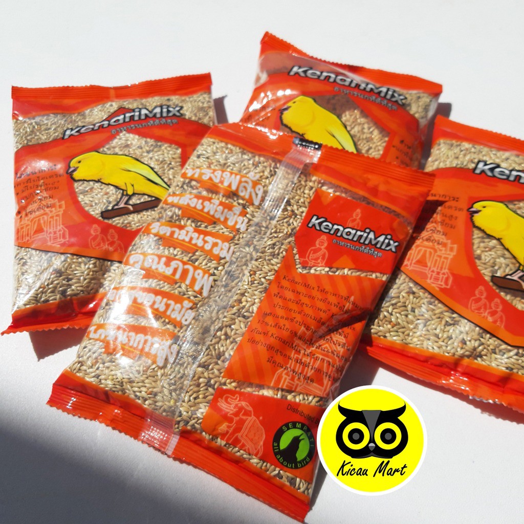 KENARI MIX PAKAN BURUNG CANARY PARKIT FALK FINCH VITAMIX KENARI THAILAND CANARY SEED SEMPATI PVTCCPH