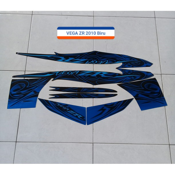 Ex Striping Motor Yamaha Vega ZR 2010 Biru