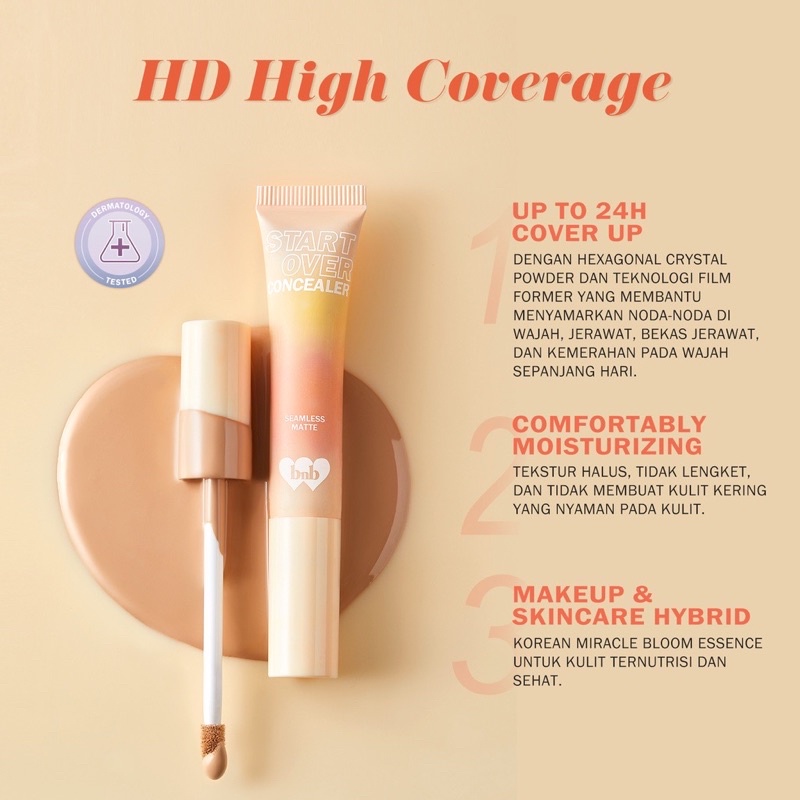 BARENBLISS Start-Over Concealer 24 HOURS/Tahan Lama