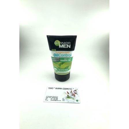 GARNIER MEN TURBOLIGHT OIL CONTROL MATCHA GEL 100 ML