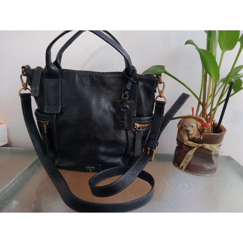 tas fossil emerson black medium Sold