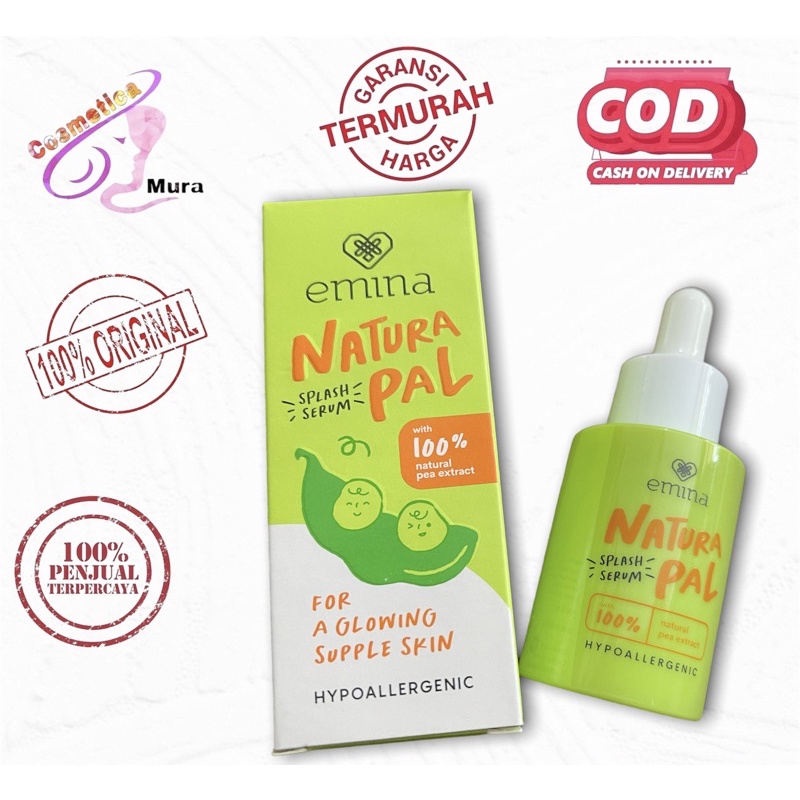 [ serum wajah ] BARU! Emina Natura Pal Splash Serum 40ml - emina natural pal face serum