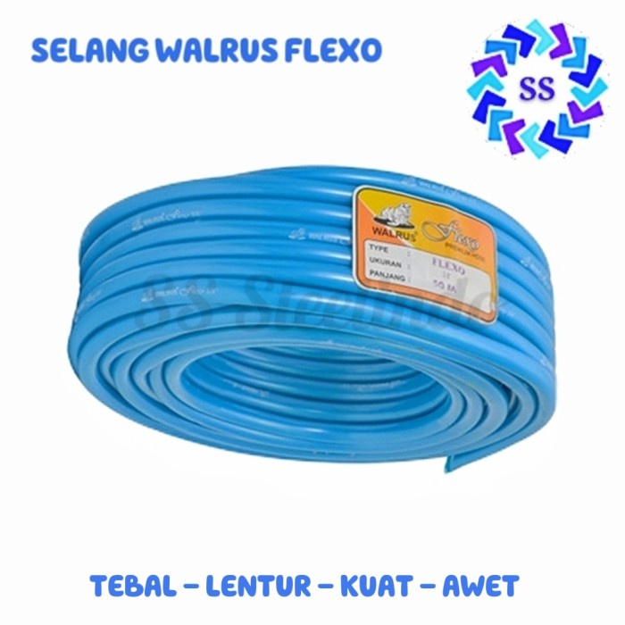 SELANG AIR TAMAN PVC WALRUS FLEXO TEBAL