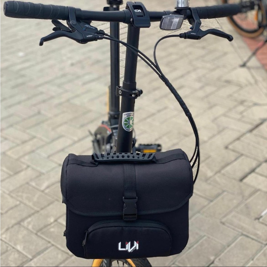 Tas Sepeda depan Front Block FrontBlock Livi FBX Element bisa di bawa selempang-4