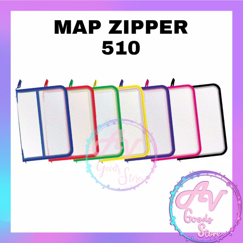 

zipper bag / map resleting + jaring / map zipper jaring / map zipper resleting folio 510