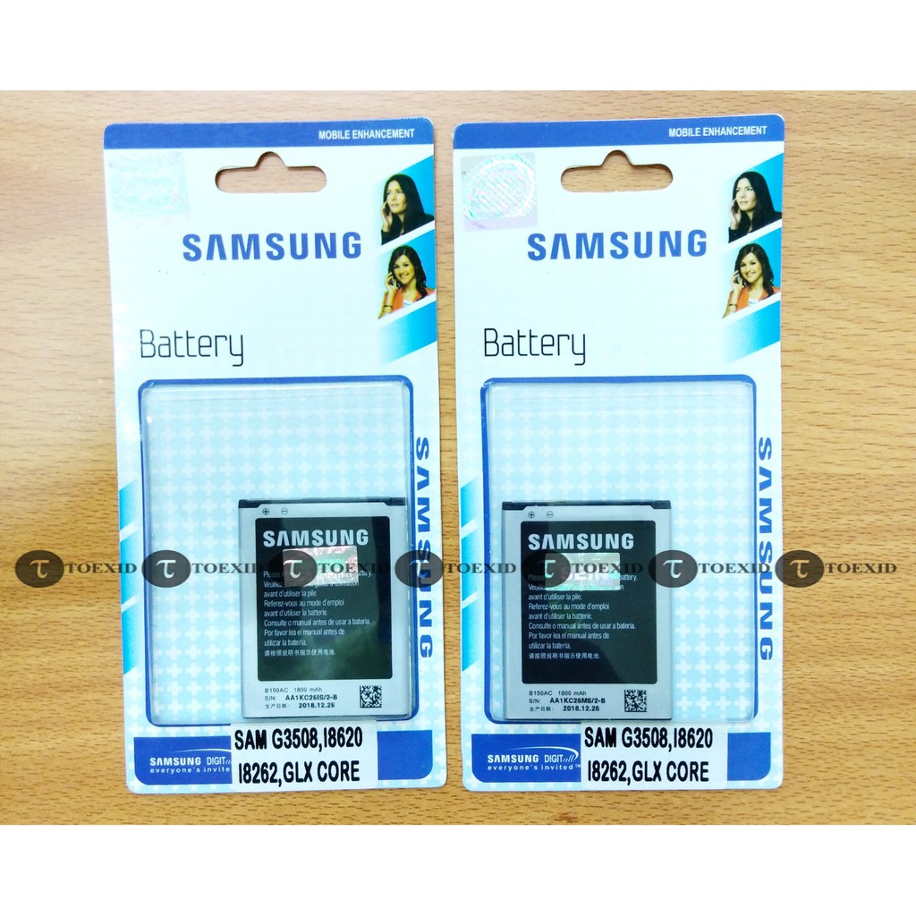 Baterai Samsung Core 1 i8262 / Core Duos i8260 / Trend 3 G3508 - Battery Batre Batrai