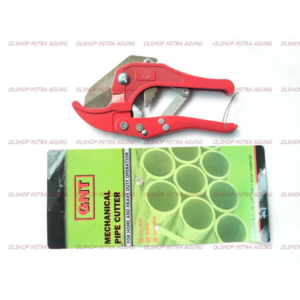 OLS Gunting Pipa PVC Hand Tools Merah Tang Potong Pipa Tang Potong Paralon MA