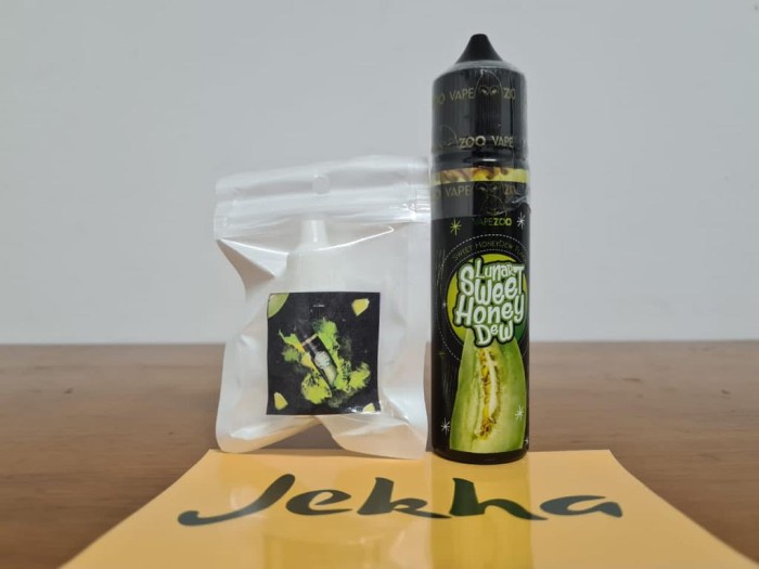 ketengan ecer eceran vapezoo lunar sweet honeydew 3mg liquid vape