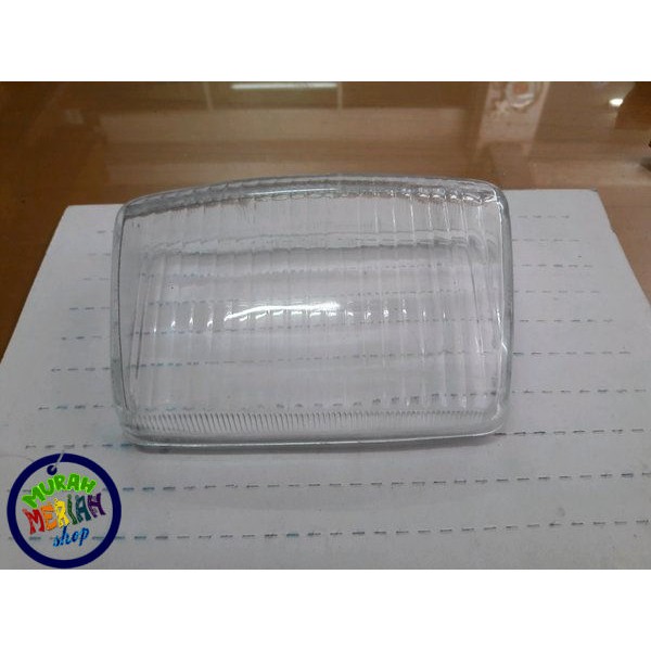 Kaca lampu depan headlamp c700 c 700 nos bahan kaca beling