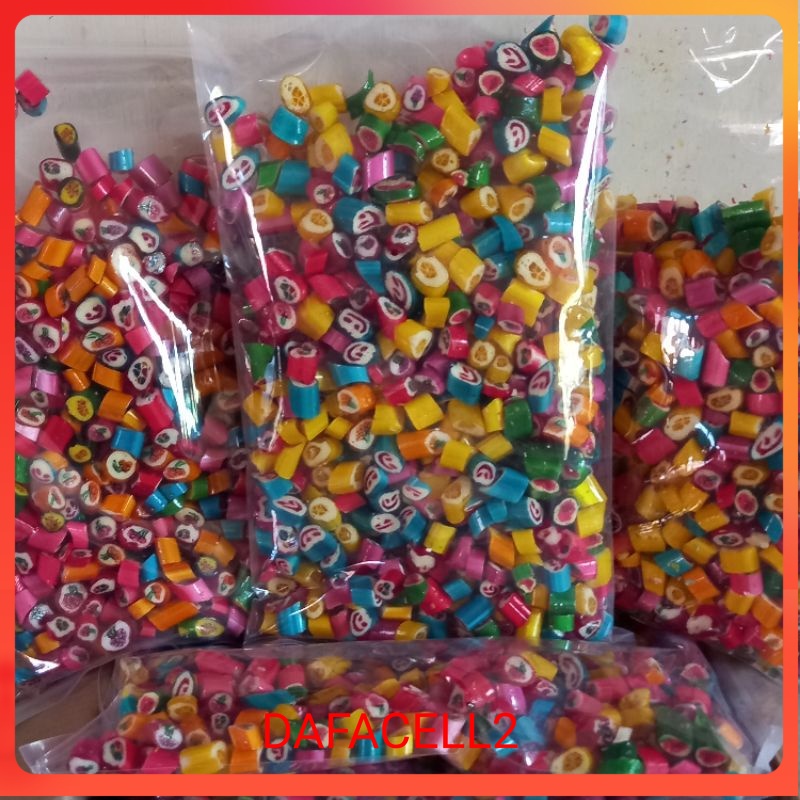 STICKY CANDY KILOAN 250 GRAM PERMEN STIK PERMEN ROLL PERMEN ROCKIE PERMEN VIRAL PERMEN TIK TOK Jy