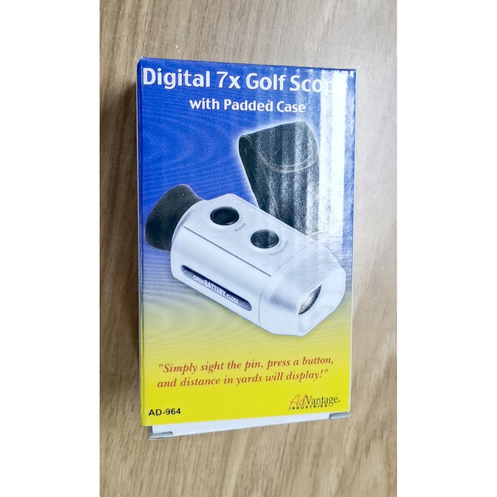 Digital 7x18 Golf Range Finder / OMSE1VSV Teropong Gold - Silver