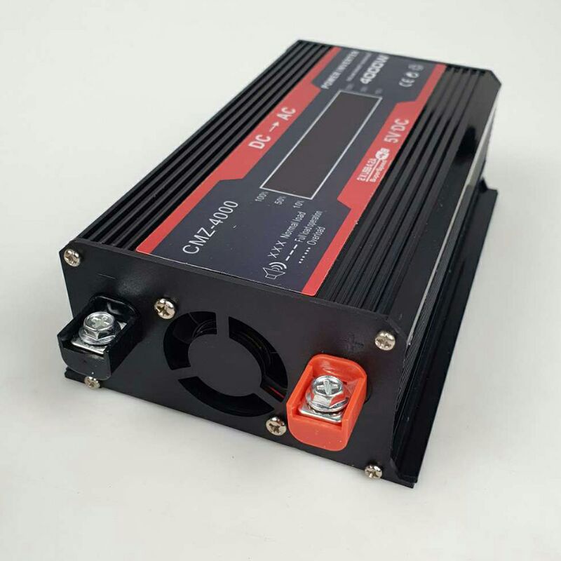Car Power Inverter Sine Wave Inverter Daya DC 12 V to AC 220 V 4000 W Cmz4000