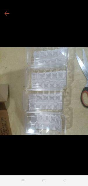 Ready Gojek Toples Kue Kering Plastik Nastar Coklat Persegi Panjang 250 Gram -300 Gram Ecer Persegi