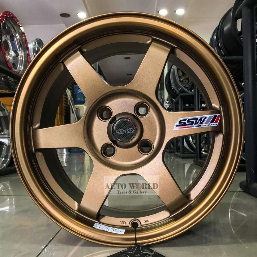 Velg Original SSW S205 TE37 Ring 15 PCD 4x100 Bronze