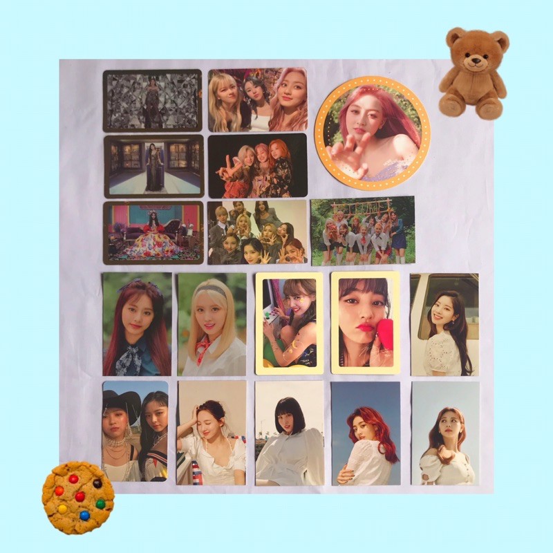 TWICE AR Photocard season greetings 2021 the moment forever, feel special, More & More, ITZY Not shy
