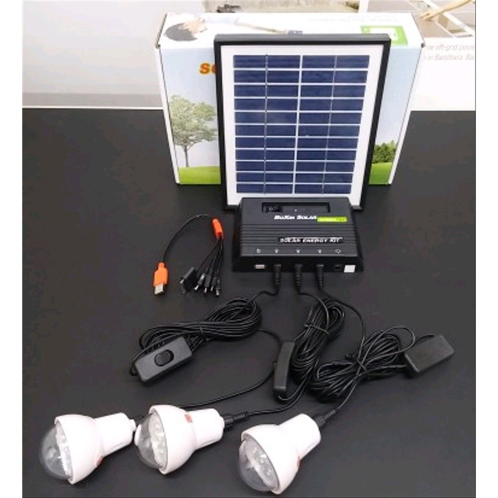 Paket Solar Cell 3 Lampu  Limit