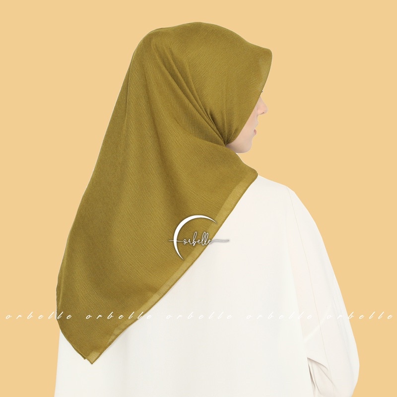 JAHIT TEPI!! CORNSKIN PREMIUM / HIJAB SEGI EMPAT SERAT KULIT JAGUNG