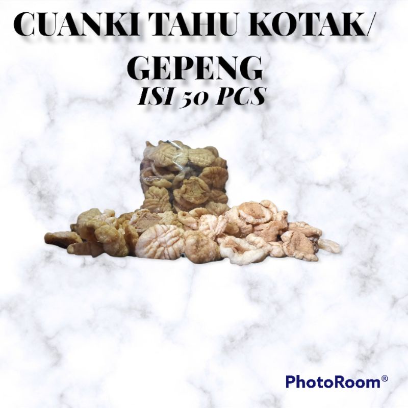 

Cuanki Tahu Kotak Atau Tahu Gepeng isi 50 pcs