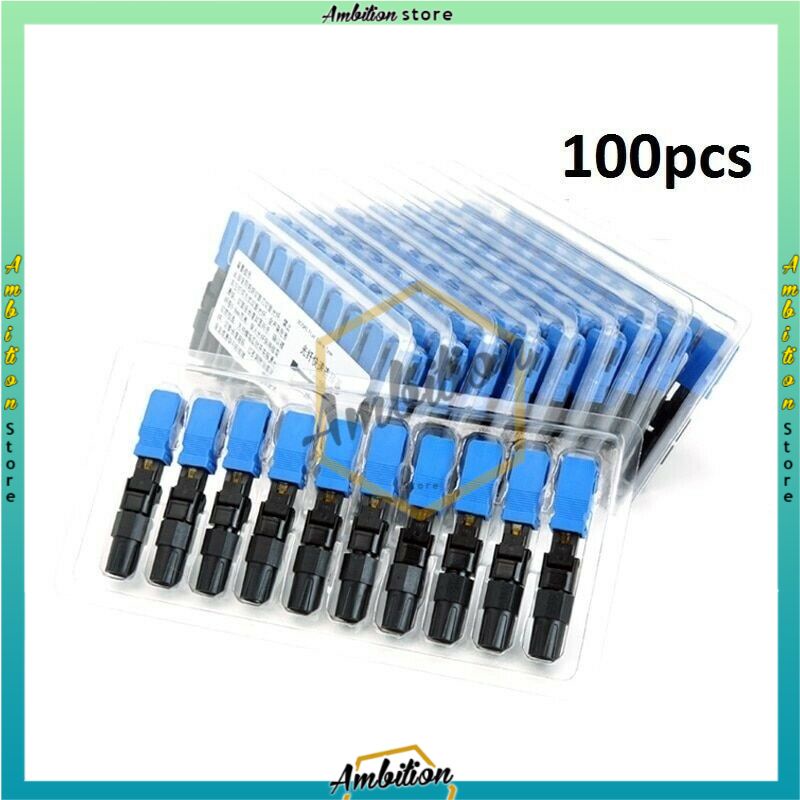 1box/100pcs SC UPC FTTH Konektor Fiber Optic SC / UPC Fiber Optic SC Fast Connector