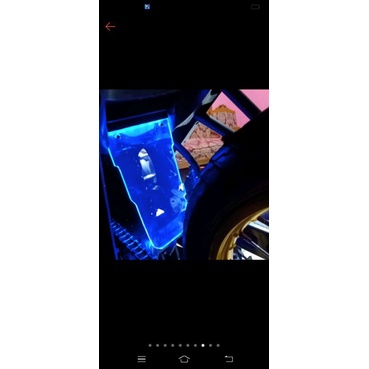 tutup shock belakang vixion dan lampu kolongnya