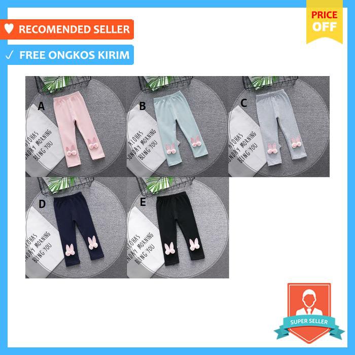 baju bayi perempuan - celana legging anak bayi import premium bunny celana panjang
