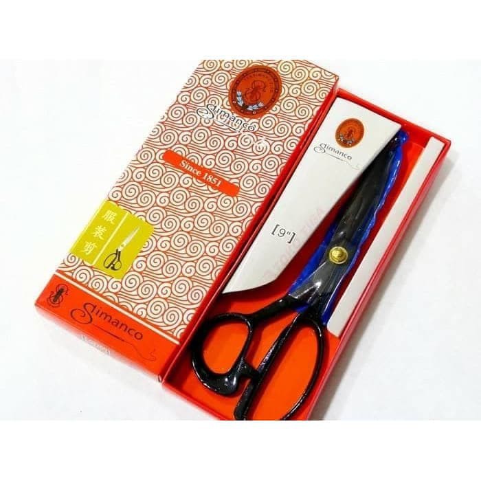 

Gunting Potong Bahan Kain - Tailor Scissors SIMANCO 9" - SL9