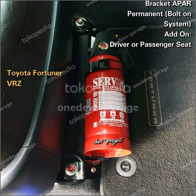 Promo Bracket / Dudukan Apar Di Kaki Jok Mobil Toyota Fortuner Vrz