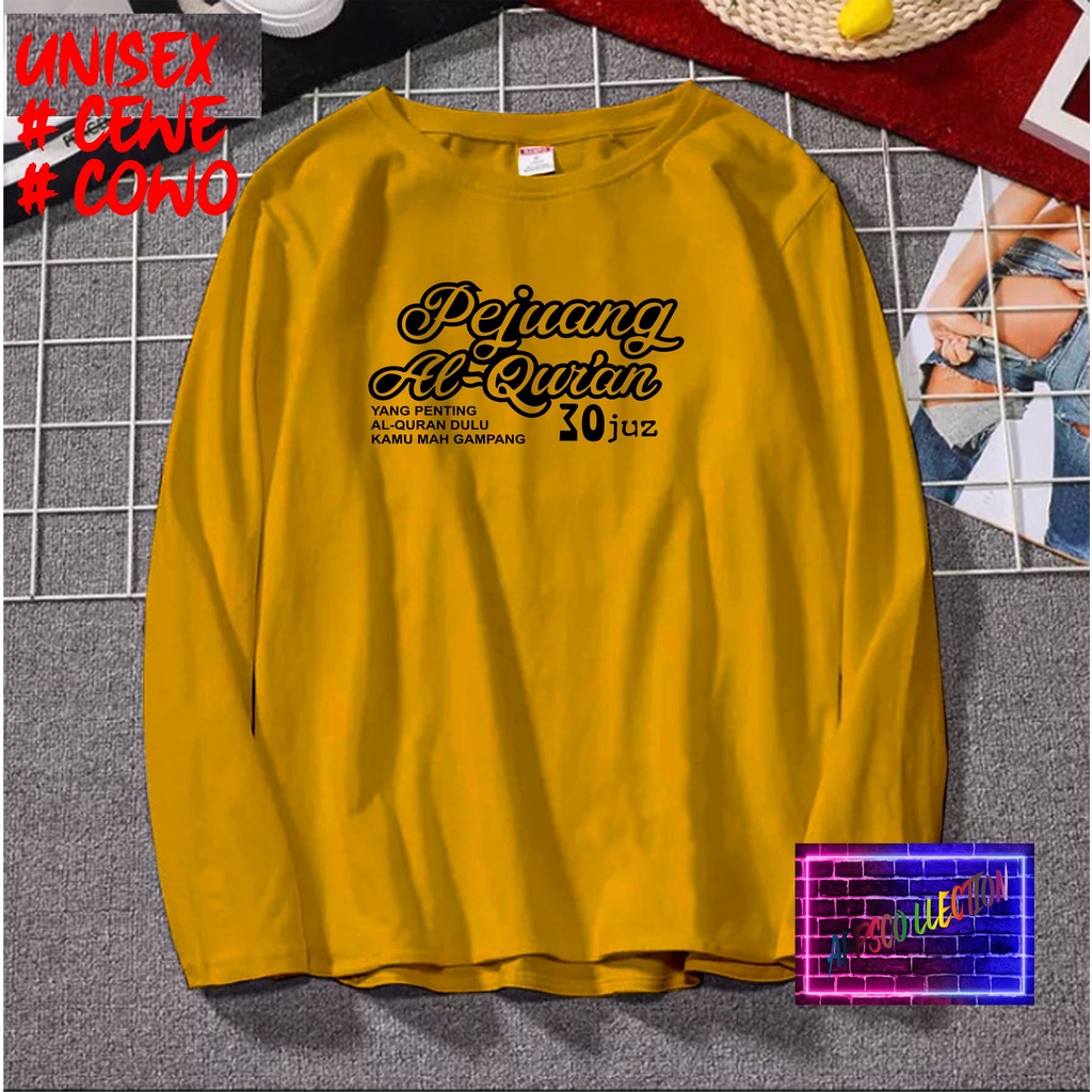 COD/ KAOS PEJUANG ALQURAN LENGAN PJG/KAOS TULISAN/KAOS HIT/KAOS SANTRI KEKINIAN/KAOS DAKWAH PAKAIAN PRIA PESANTREN KATA KATA VIRAL 2021/KAOS ISLAM/SANTRIWATI/KAOS HITS 2021/KAOS BERGAMBAR /KAOS TULISAN/KAOS EKSPRESI/KAOS PRIA /TSHIRT PRIA DAN WANITA /