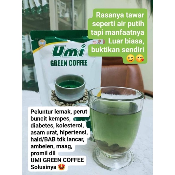 

Umi green coffee