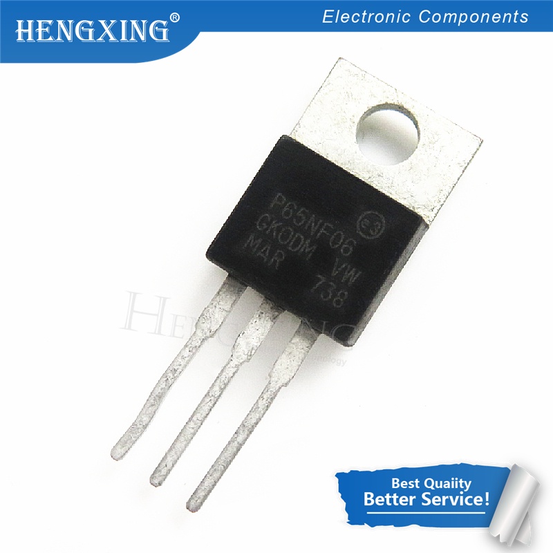 100pcs Ic STP65NF06 P65NF06 65NF06 60V 60A N-CH TO-220