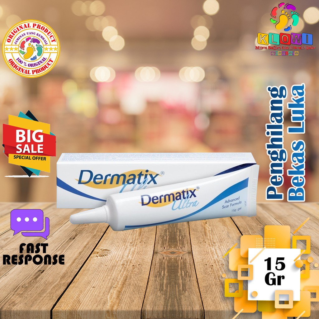 Dermatix Ultra 15Gr / Crem Penghilang Bekas Luka / Obat Keloid / Luka Bakar / Penghilang Scar