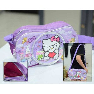 Tas HK bentuk pita tas selempang hello kitty bentuk pita tas selempang anak large besar