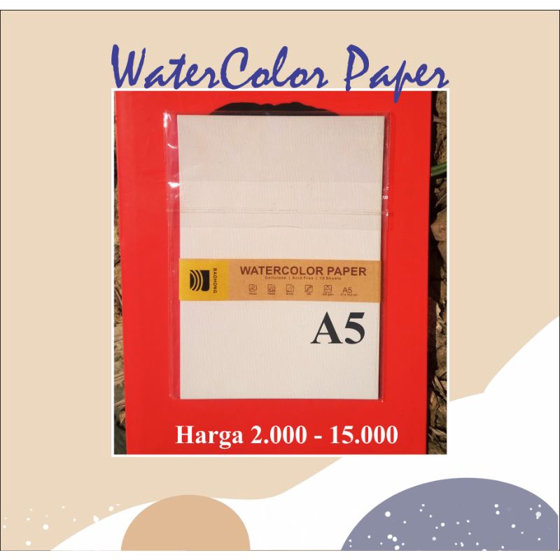 

kertas menggambar water color paper A5cocok untuk pemula